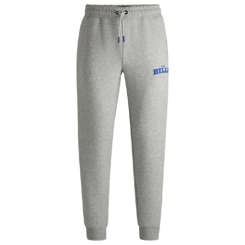 BOSS x NFL signature-tape tracksuit bottoms with special branding Tough Men's Tactical