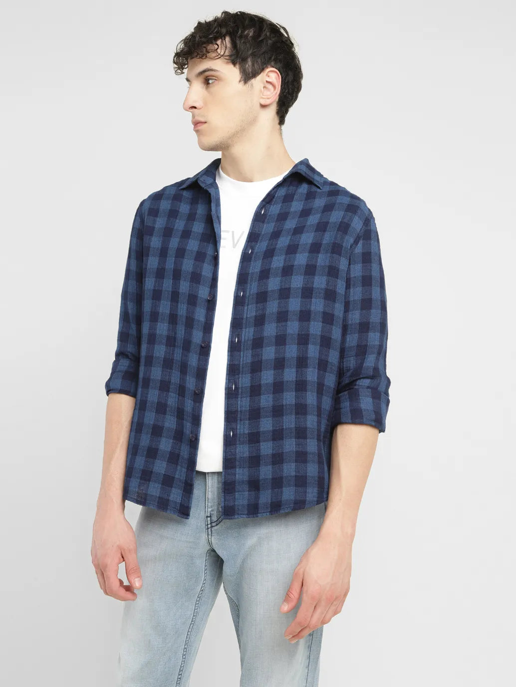 Men's Checkered Slim Fit  Shirt Tough Men's Military