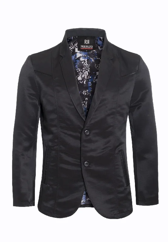 Men's sport  Blazer, Black  9005 Laid