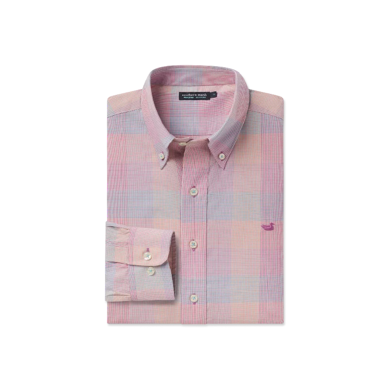 Grayson Check Dress Shirt Athletic Men's High