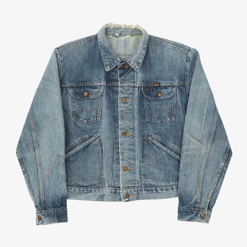 Vintage Denim Jacket Trendy Men's Scandinavian