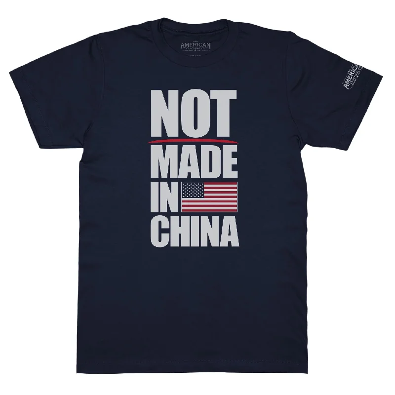 Not Made in China Graphic T-Shirt Modern Men's Geometric