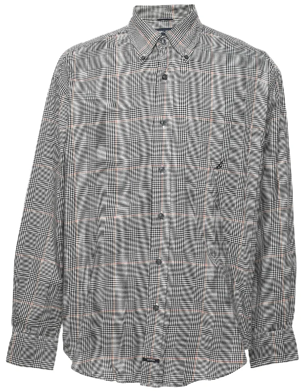 Nautica Checked Shirt - L Tough Men's Military