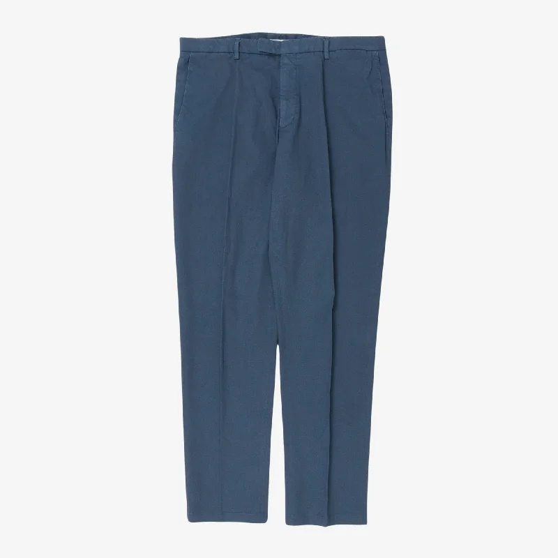 Cotton Trousers Sporty Men's Athleisure 