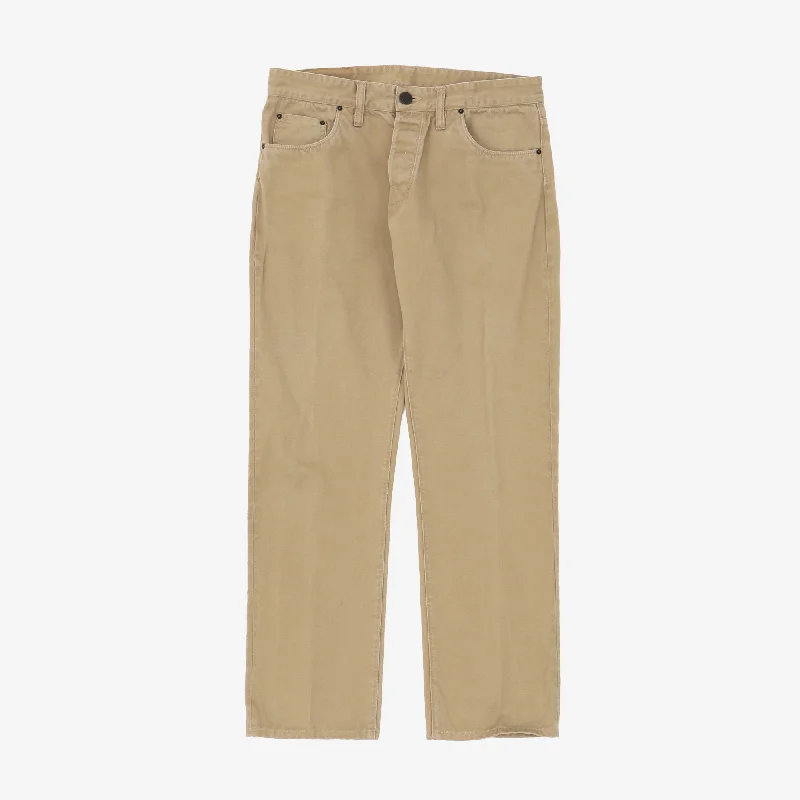 Selvedge Twill Chinos Laid