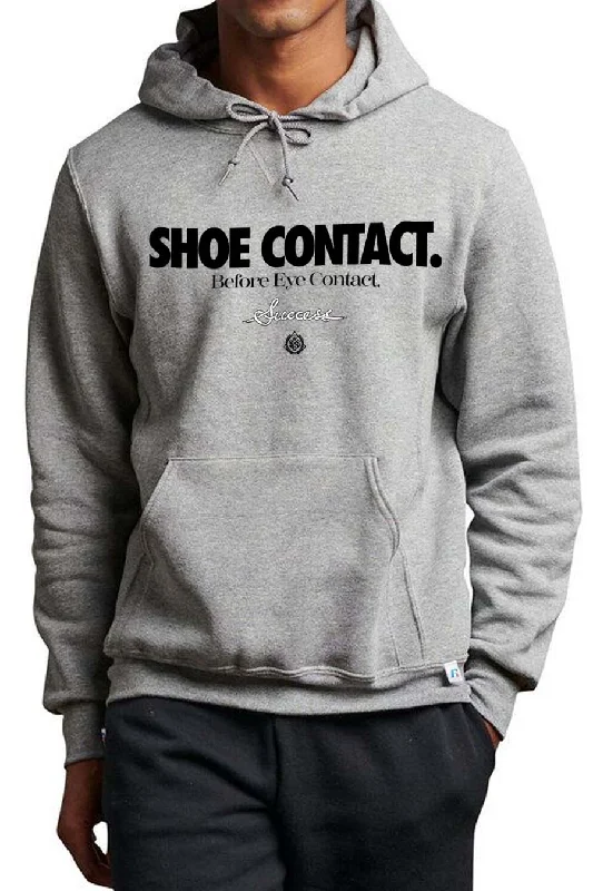 Shoe Contact - Hoodie Grey (Unisex) Sophisticated Men's French