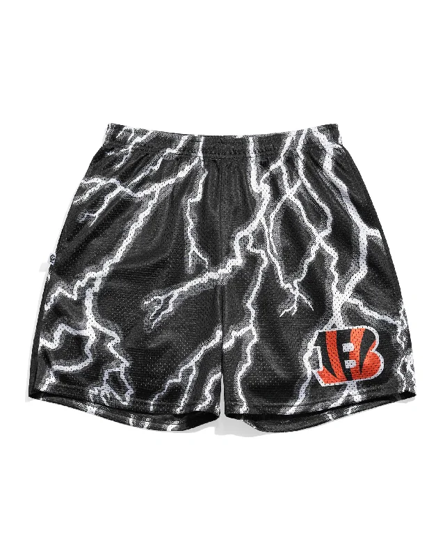 Cincinnati Bengals Lightning Retro Shorts British Gentleman Style