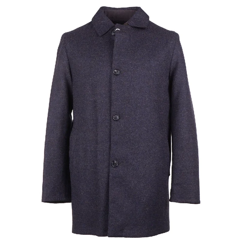 Manto Reversible Alpaca-Wool Overcoat Dynamic Men's Glow