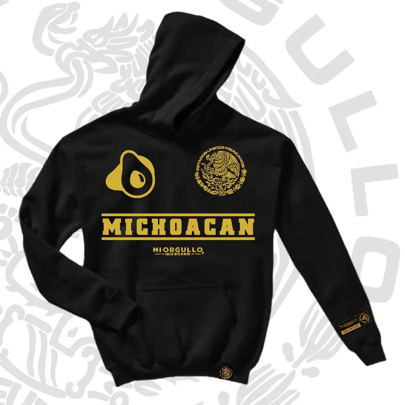 MEN’S BLACK GOLD RUSH MICHOACÁN HOODIE Athletic Men's High