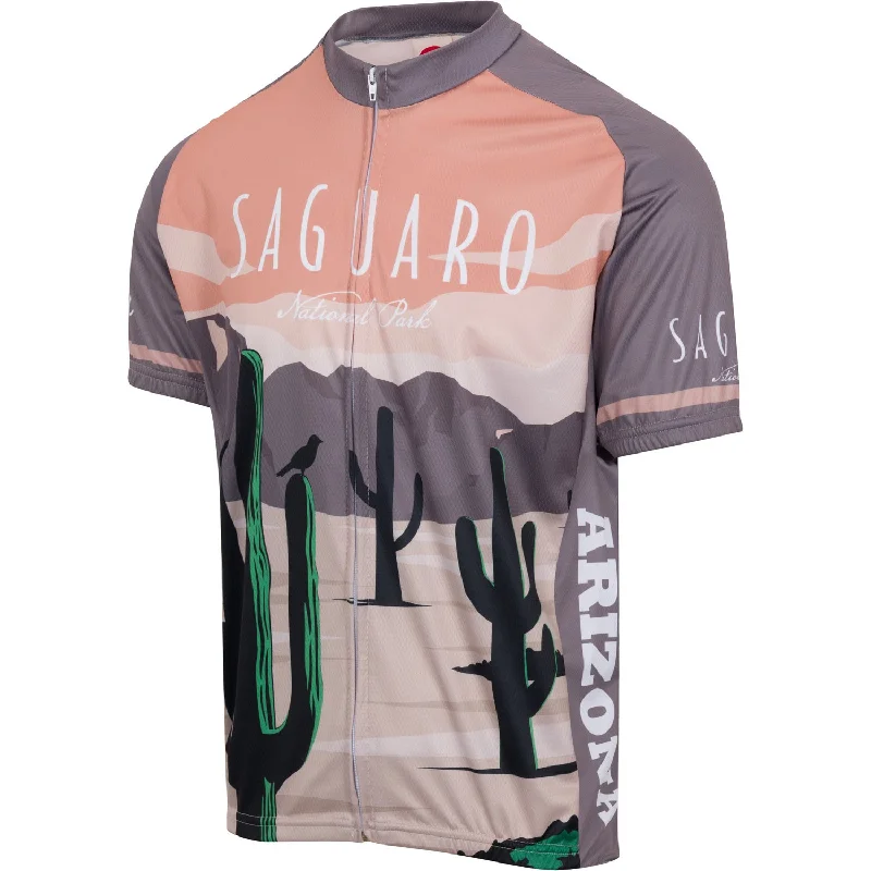 2025 Saguaro National Park Men's Cycling Jersey (S, M, L, XL, 2XL, 3XL) Sporty Men's Tennis