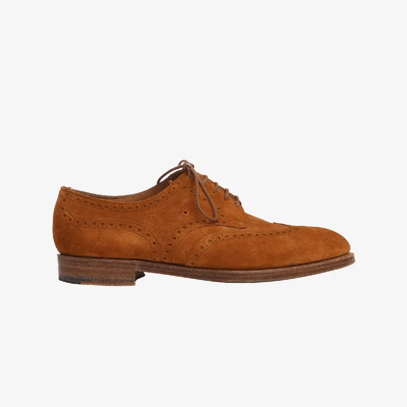 Suede Oxford Shoes Elegant Men's Cashmere