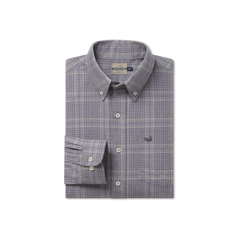 Verret Washed Check Dress Shirt Bold Men's Animal