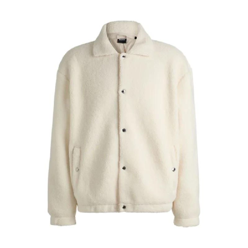 Regular-fit jacket in teddy fabric Refined Men's Classic 