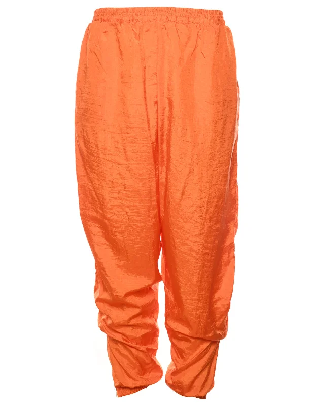 Orange Track Pants - W30 L27 Dapper Men's Bow