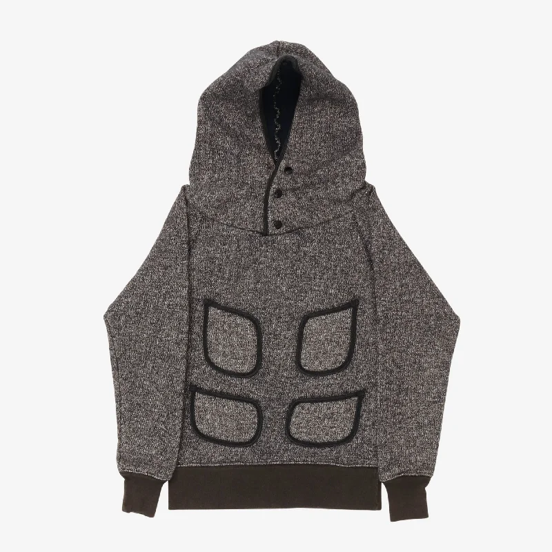 Hooded Sweatshirt Modern Men's Geometric