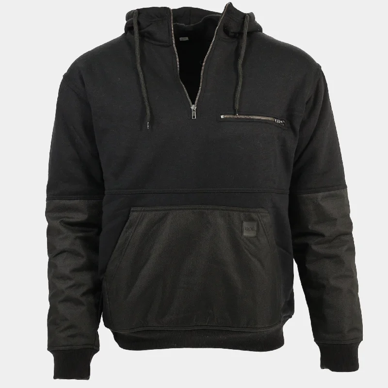 Peak Pro Quarter Zip Hoodie Monochromatic Office Style