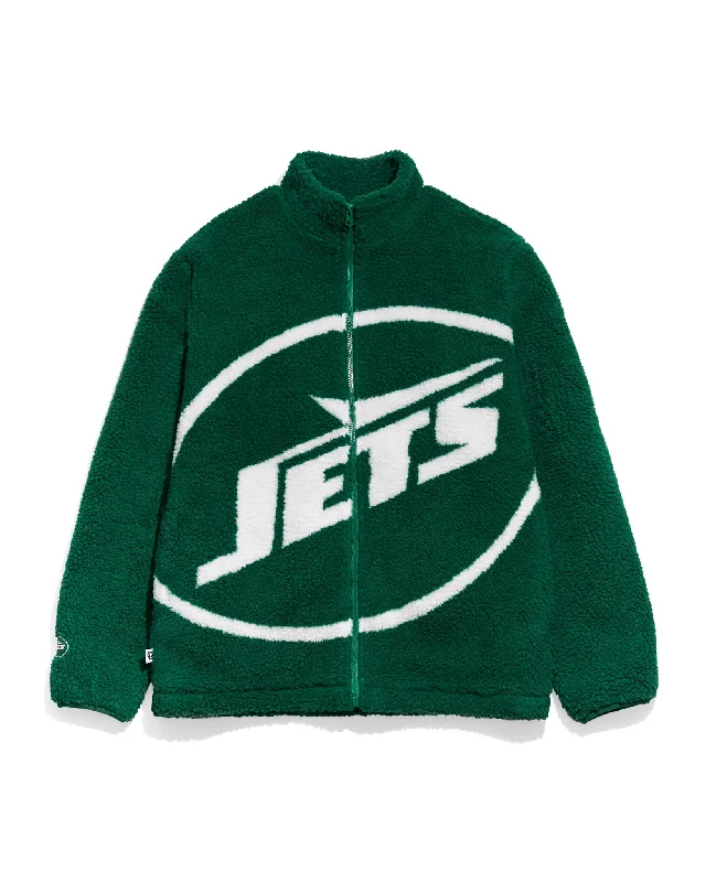 New York Jets Big Logo Sherpa Jacket Beach