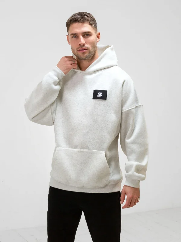 Apex Label Hoodie - Marl White Dapper Men's Bow