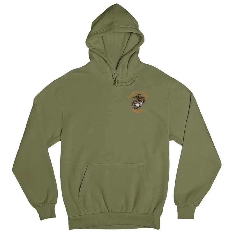 U.S. Marines EGA Embroidered Hoodie Unique Men's Patch