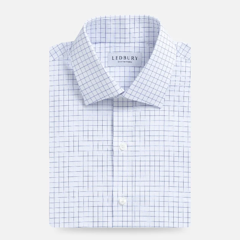 The Blue Cliffe Check Custom Shirt Tailored