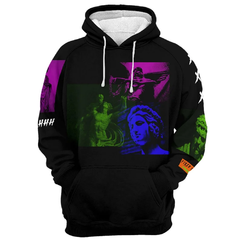 Fixed Form Hoodie Masculine Men's 