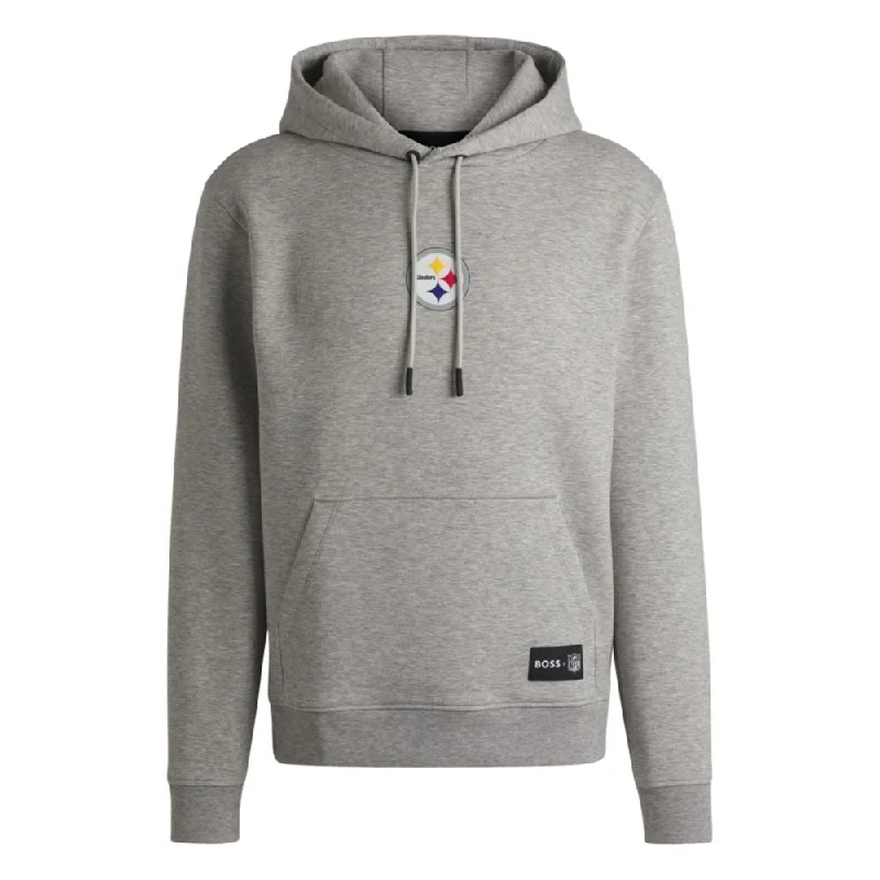 BOSS x NFL interlock hoodie with special branding Elegant Men's Formal 