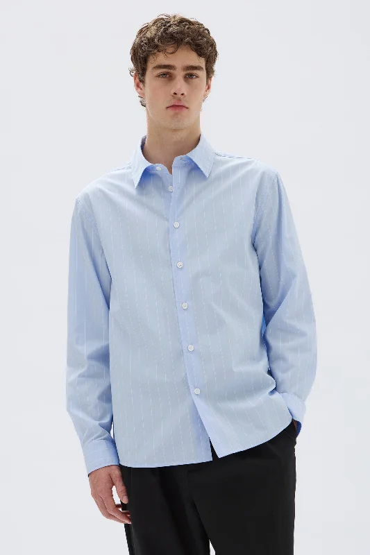 Mens Otis Poplin Stripe Shirt Artistic Men's Avant