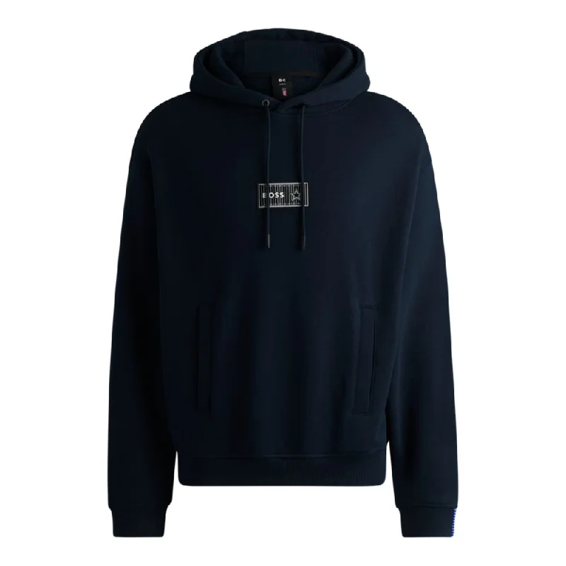 BOSS x NFL cotton-terry hoodie with special branding Bold Men's Animal