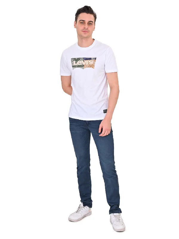 Men's Brand Logo Slim Fit T-shirt Refined Men's Classic 