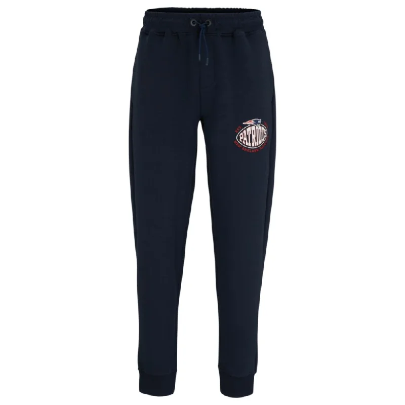 BOSS x NFL cotton-blend tracksuit bottoms with collaborative branding Practical Men's Multi