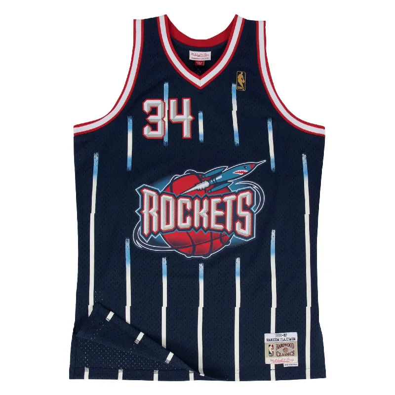 SWINGMAN ROAD JERSEY ROCKETS 96 HAKEEM OLAJUWON Casual Men's Short