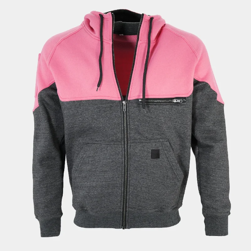 Peak Zip Up Hoodie Modern Men's Geometric