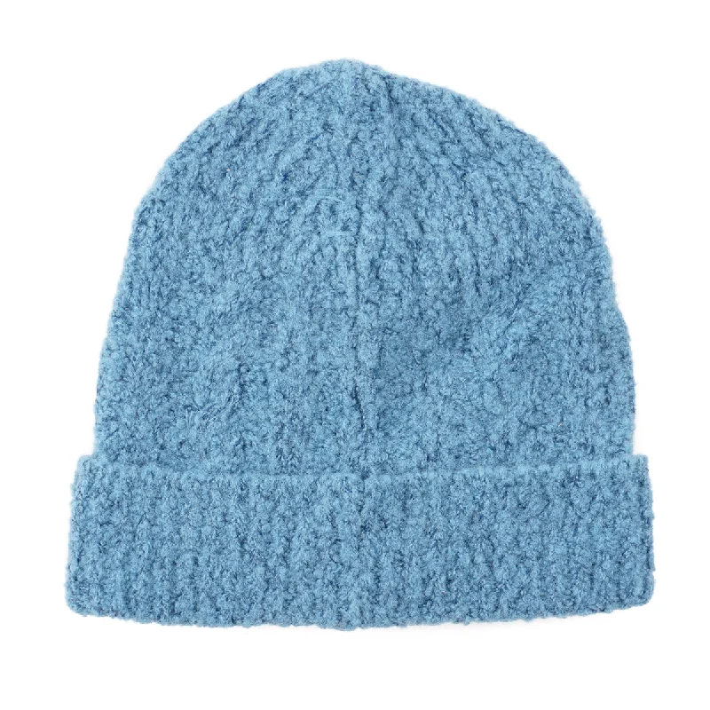 04651 / A Trip in a Bag Wool 'Chunky Hat' Sharp Men's Italian