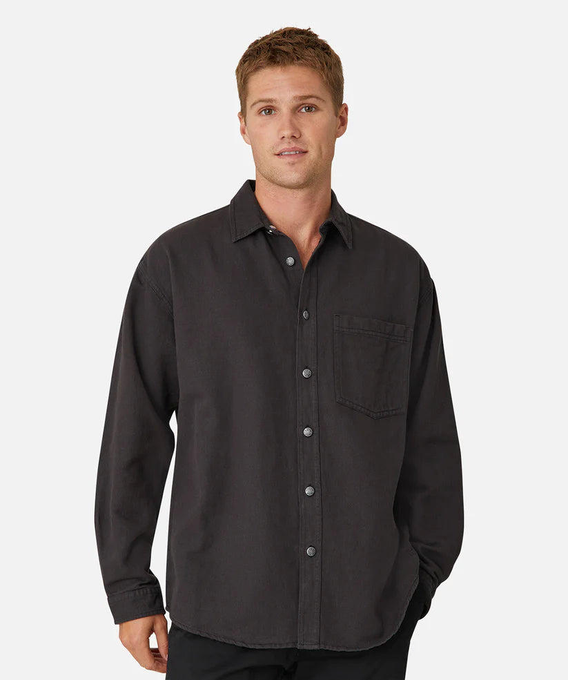 The Portland Shirt Jacket - Coal Casual Men's Short