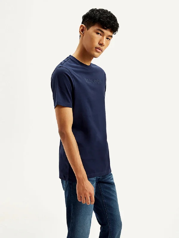 Men's Brand Logo Slim Fit T-Shirt Refined Men's Velvet