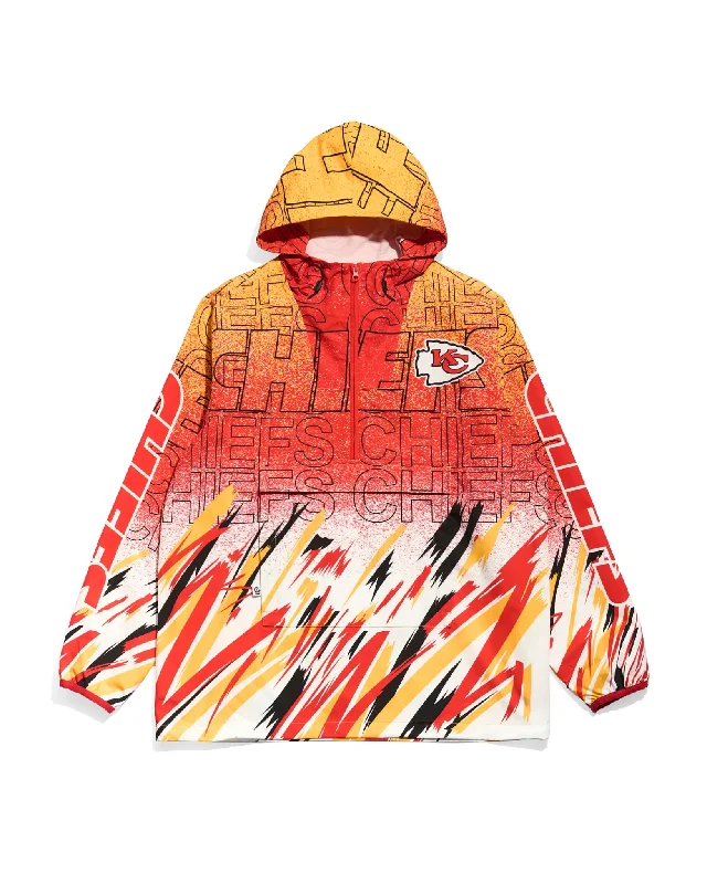 Kansas City Chiefs Sketch Anorak Jacket Preppy Men's College