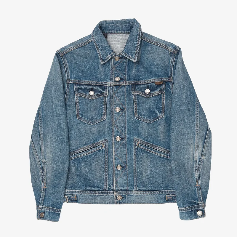 Denim Jacket Refined Men's Velvet