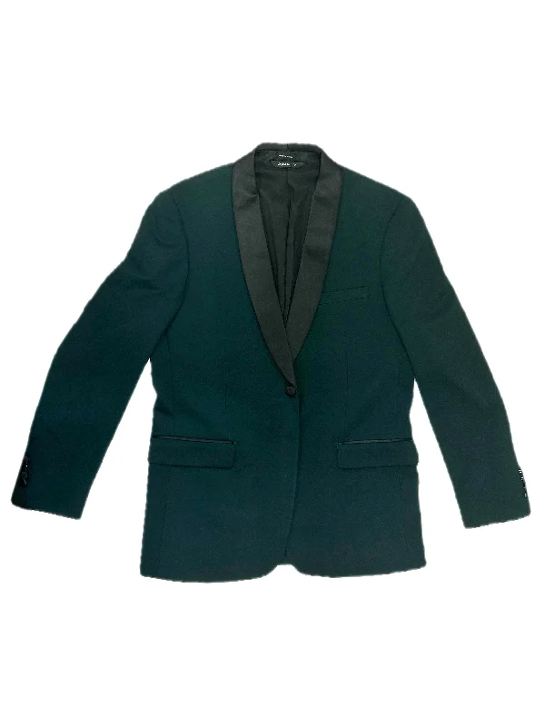 Zacchi Allen 71714 4-Way Stretch Tux Blazer Hunter Green Sophisticated Men's French