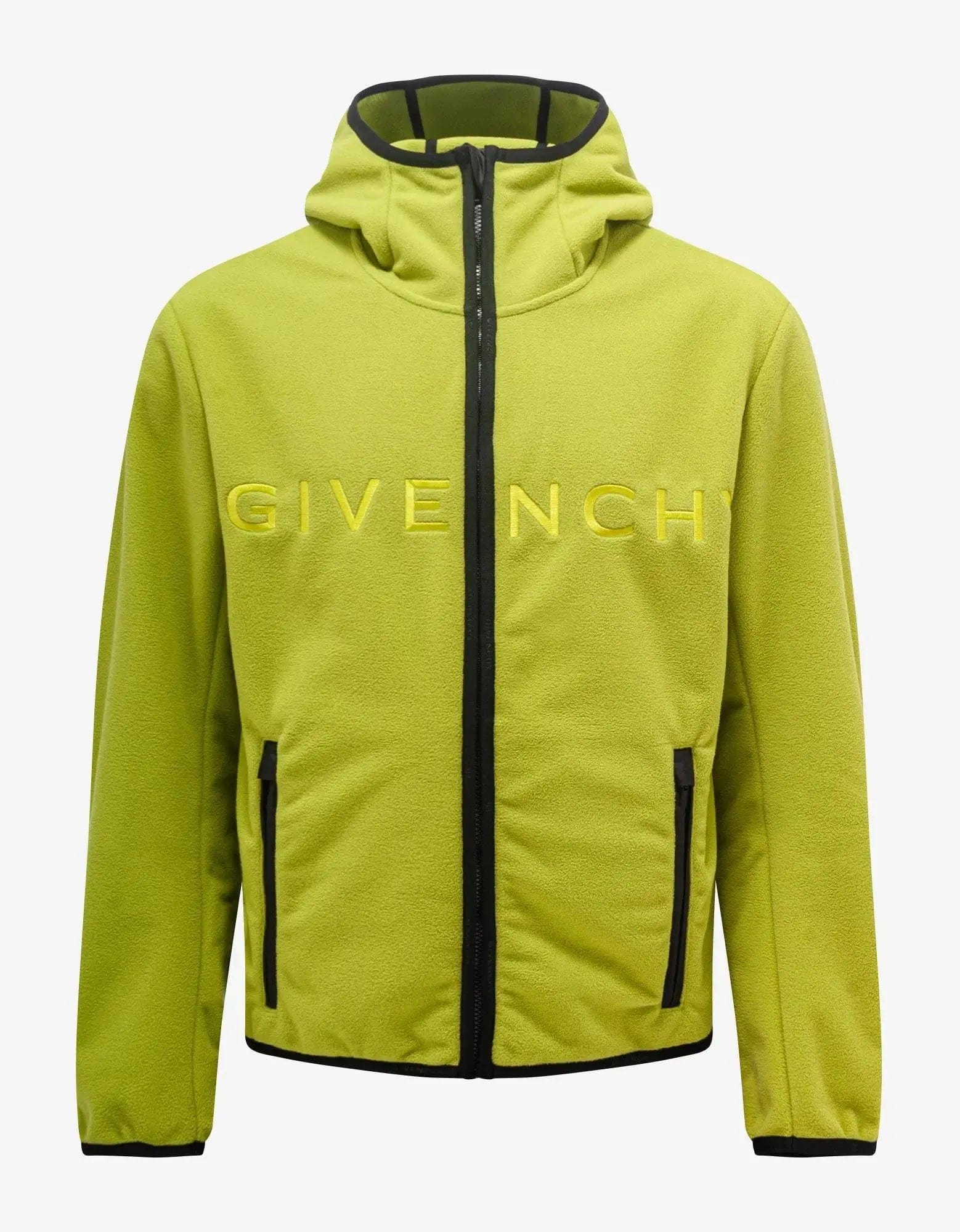 Givenchy Citrus Green Fleece Jacket Athletic Men's High