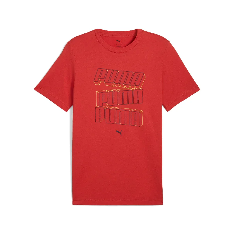 PUMA Men's ESS Stacked Logo Tee Dapper Men's 1920S