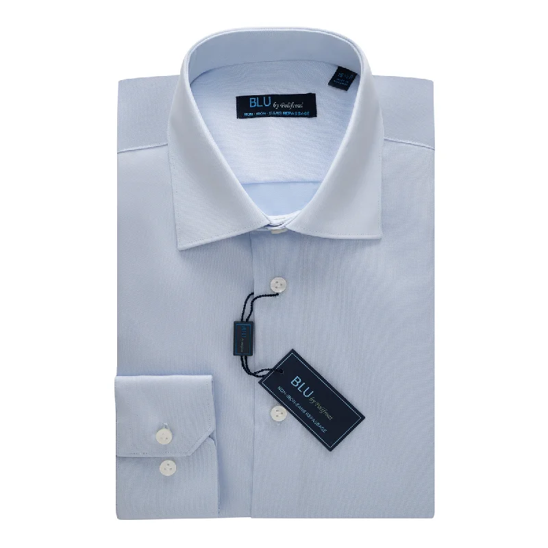 Miami Dress Shirt - Powder Blue Sporty Men's Tennis