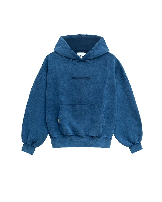 Icon Acid Blue Hoodie Trendy Men's Oversized