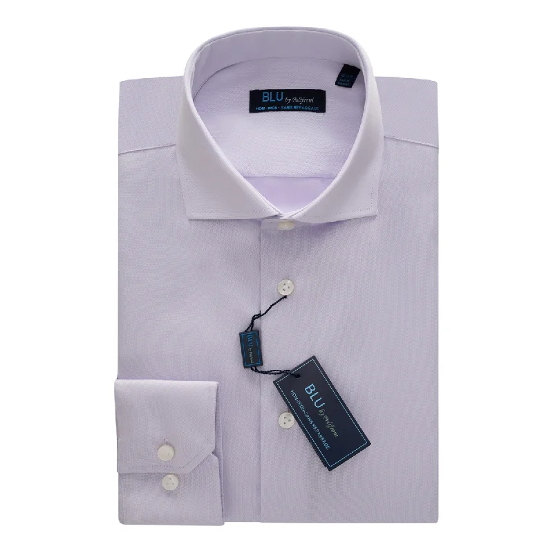 Miami Dress Shirt - Lavender Elegant Men's Cashmere