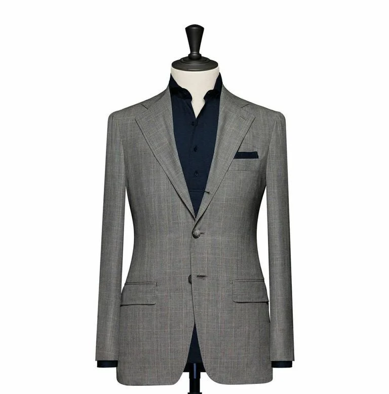 "The Clover" Glen Plaid Gray Dapper Men's 1920S