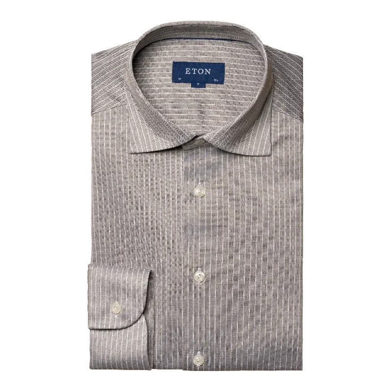 Slim Fit - Striped King Shirt Dynamic Men's Glow