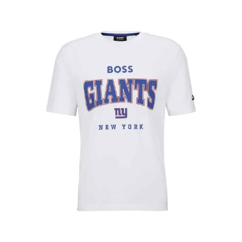 BOSS x NFL stretch-cotton T-shirt with collaborative branding Athletic Men's High