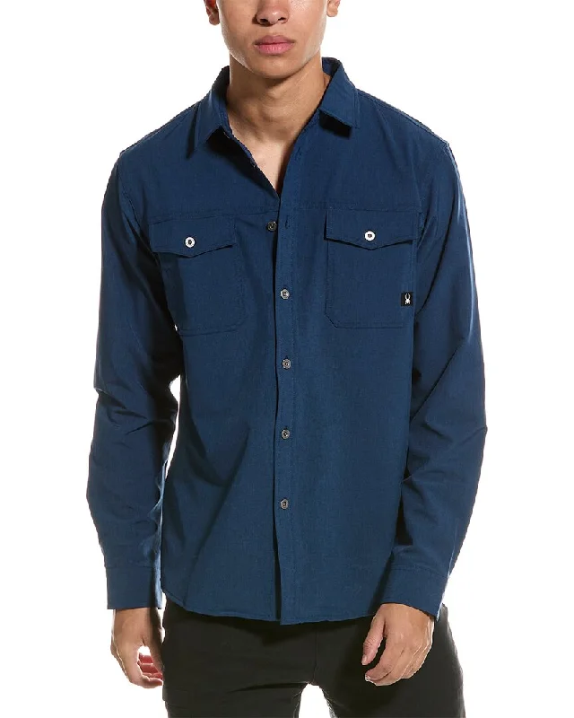 Spyder Melange 2-Pocket Shirt Rugged Men's Outdoor 