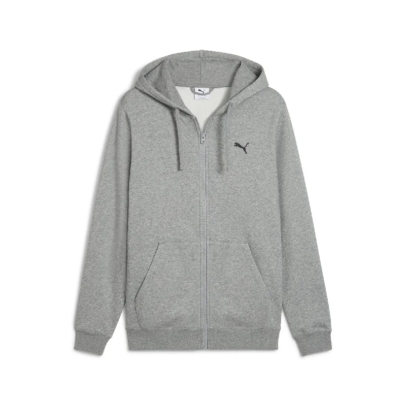 PUMA Men's Essentials Fleece Full-Zip Hoodie Bold Men's Statement