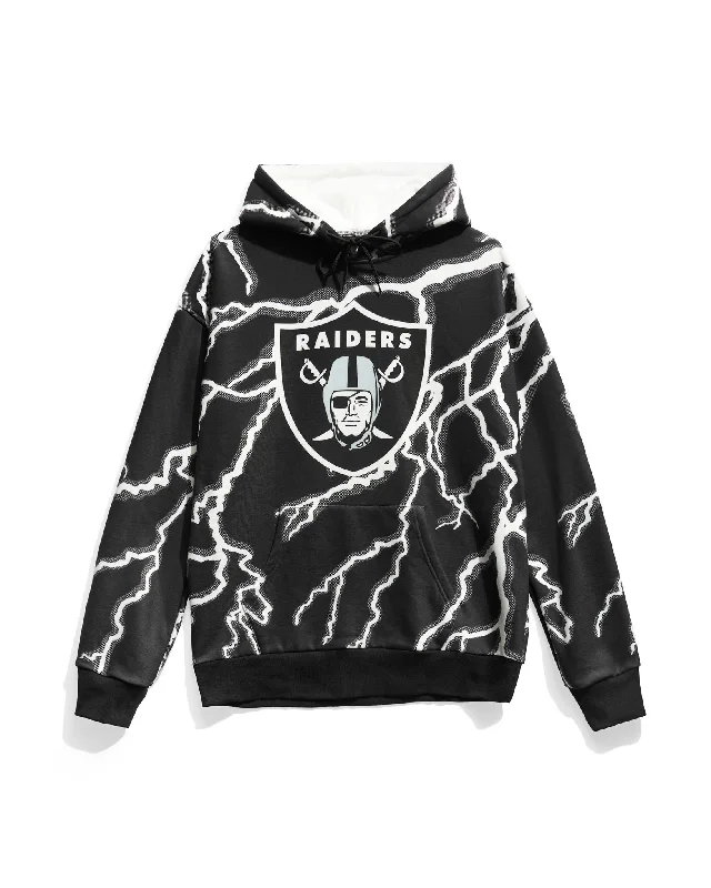 Las Vegas Raiders Lightning Hoodie Earthy Men's Hemp