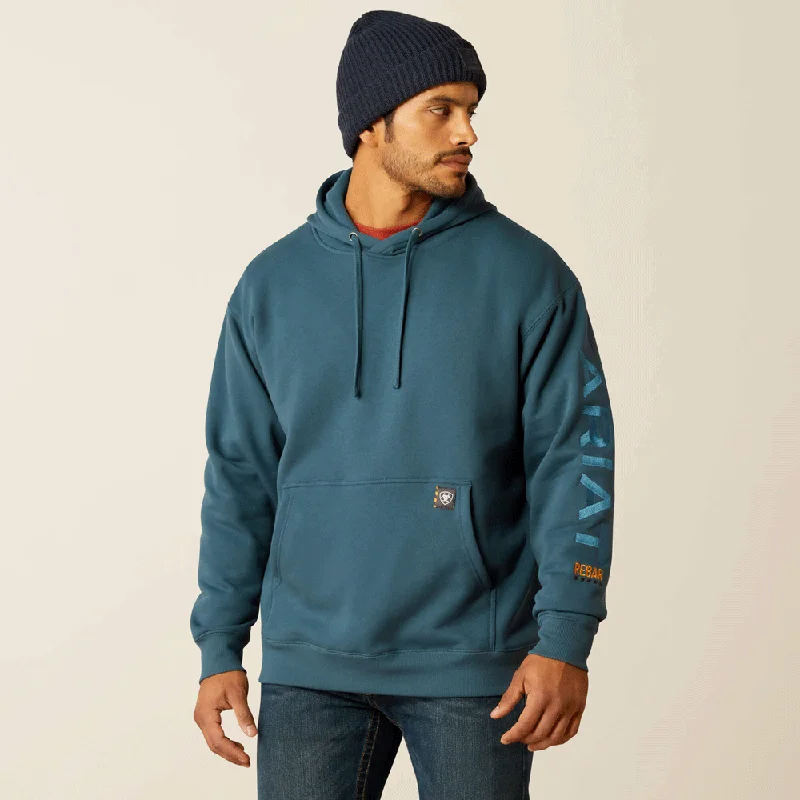 Ariat P17782 Rebar Graphic Hoodie Sleek Men's Metallic